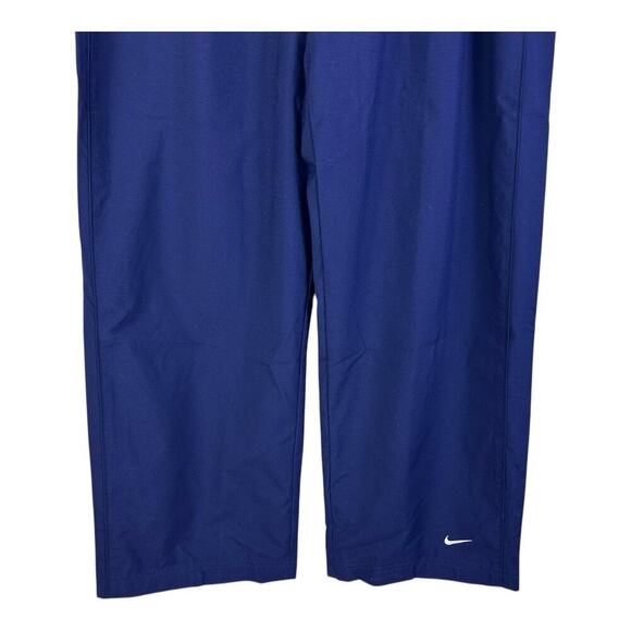 Vintage NIKE Pants Men XL Blue Lined Windbreaker Track Embroidered Straight Mesh - Picture 3 of 14